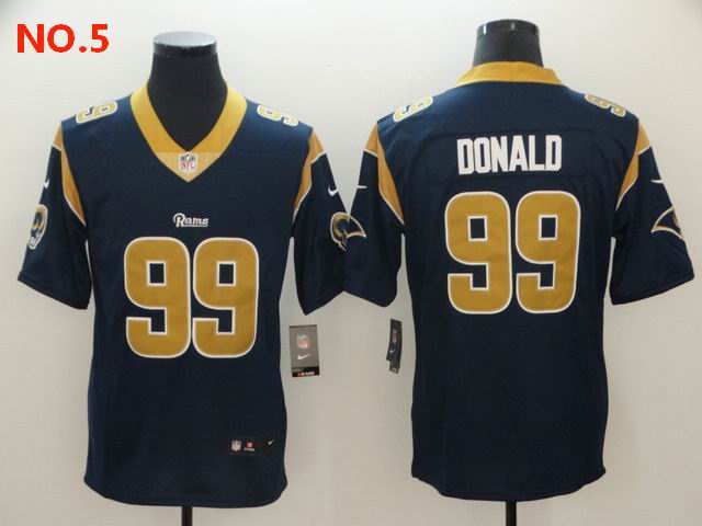 Men's Los Angeles Rams #99 Aaron Donald Jesey NO.5;